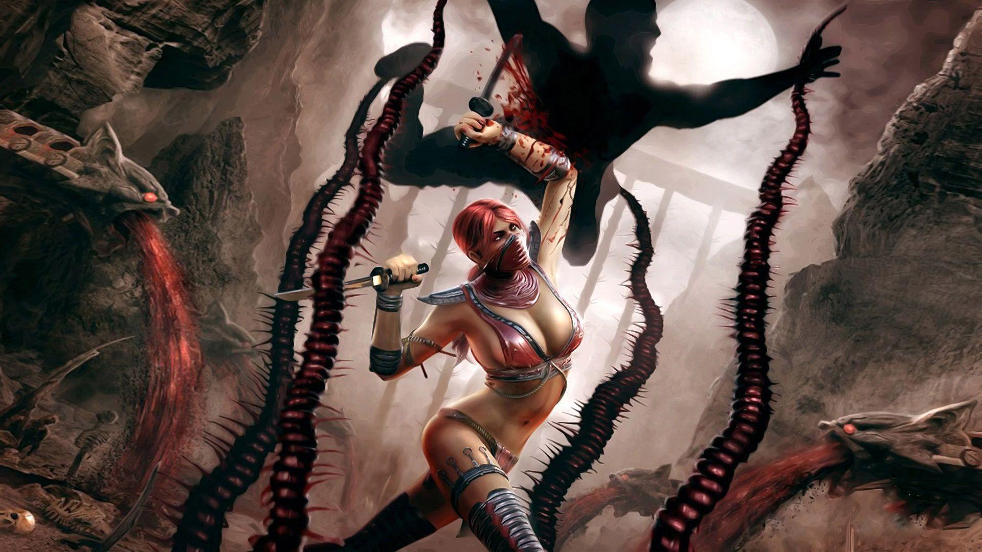 1920x1080 Download 1920x1080 HD Wallpaper mortal kombat skarlet tanto dagger