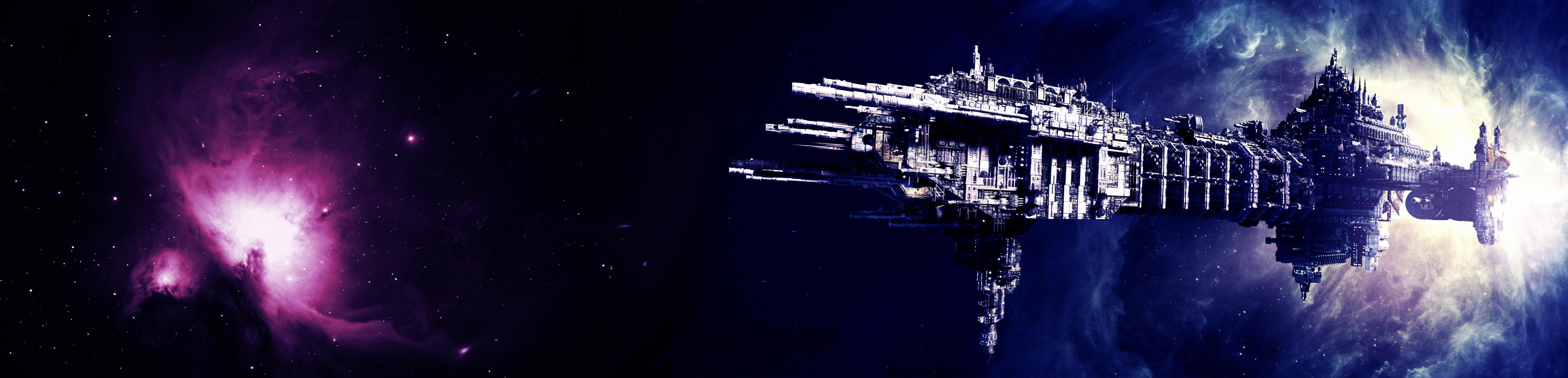 4480x1080 Dual Screen Wallpaper Warhammer 40k HD