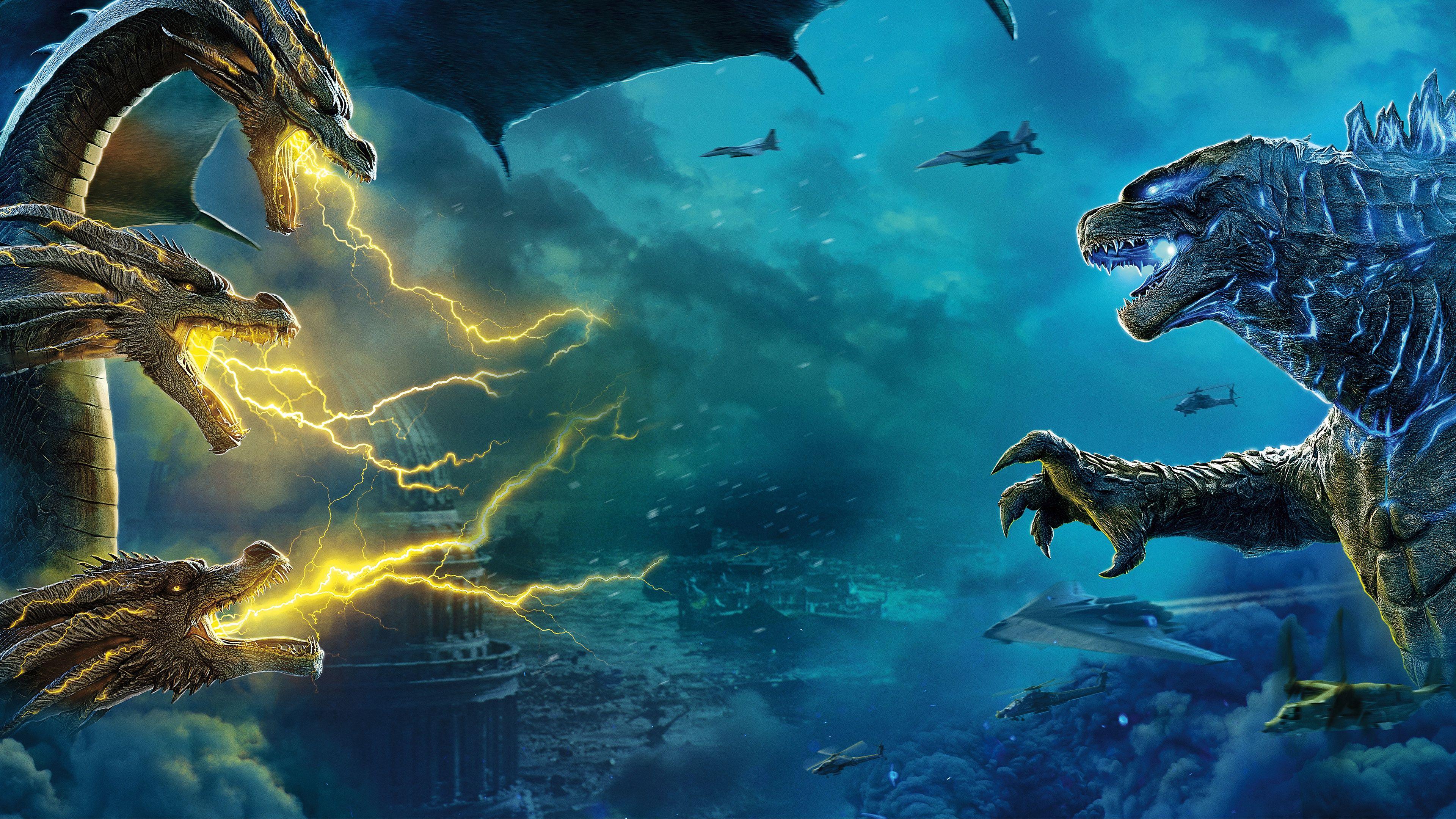 3840x2160 Godzilla: King of the Monsters 4k Ultra HD Wallpaper. Background