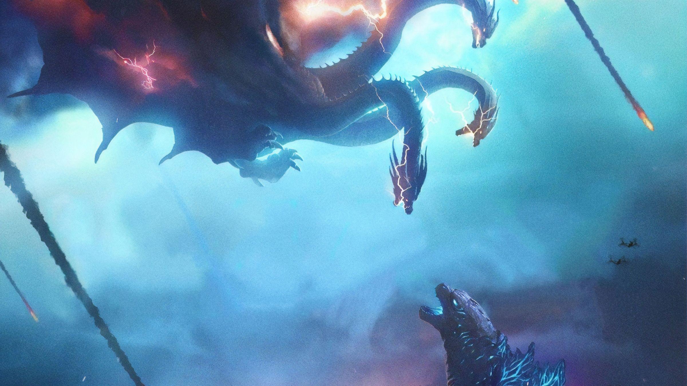 2400x1350 Godzilla: King of the Monsters HD Wallpaper. Background Image