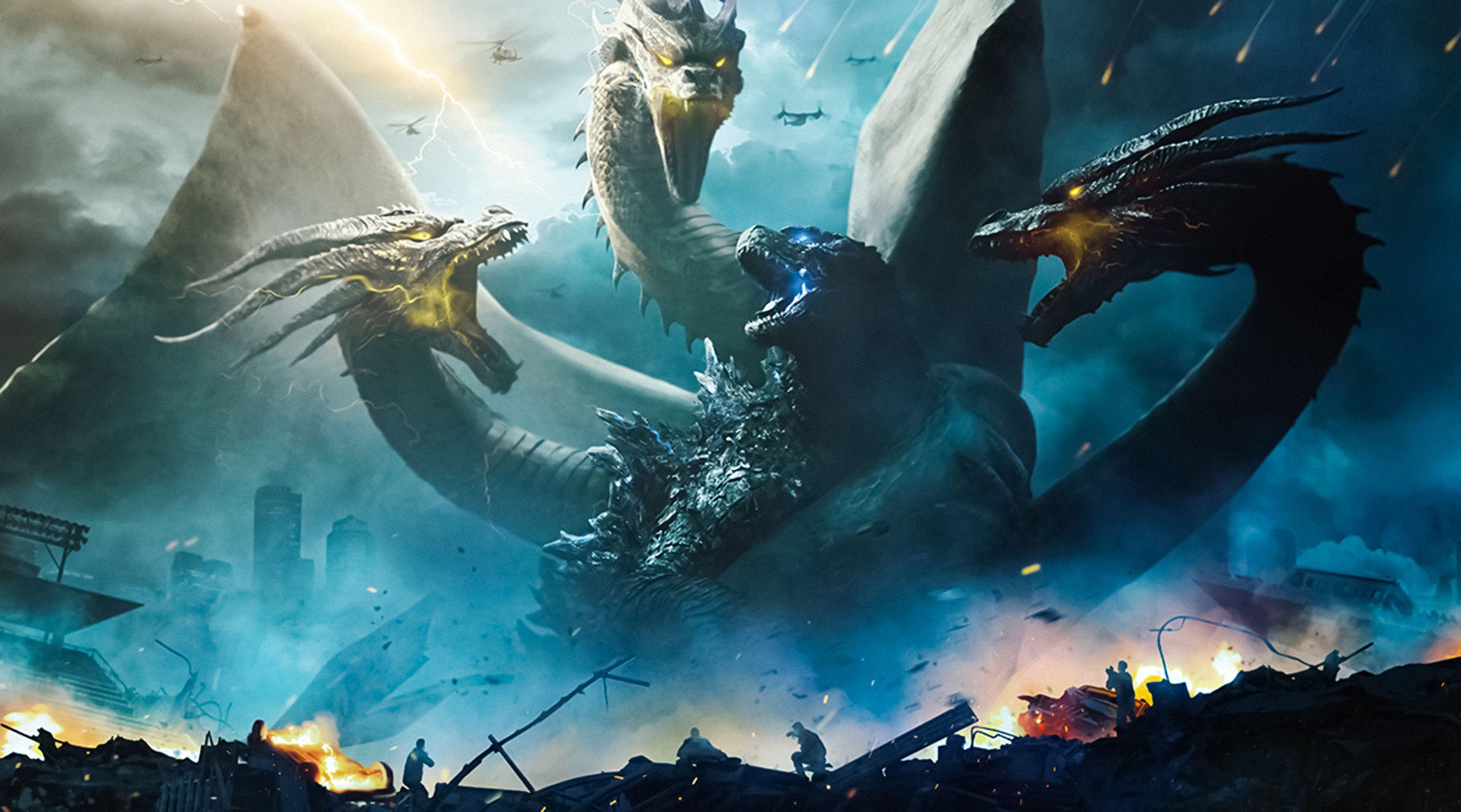 4200x2335 Wallpaper Godzilla: King of the Monsters, King Ghidorah, Final