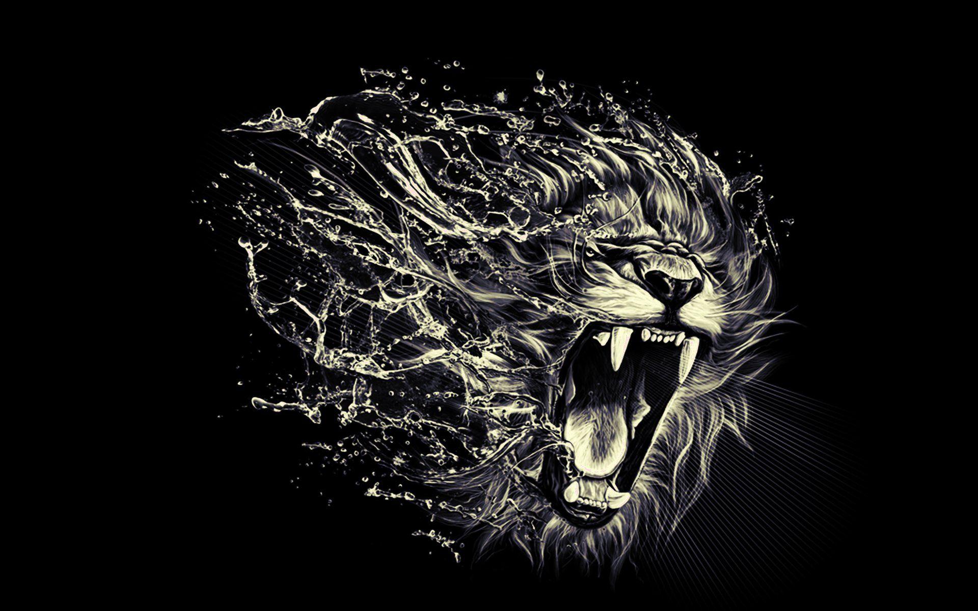 1920x1200 Roaring Lion Wallpaper