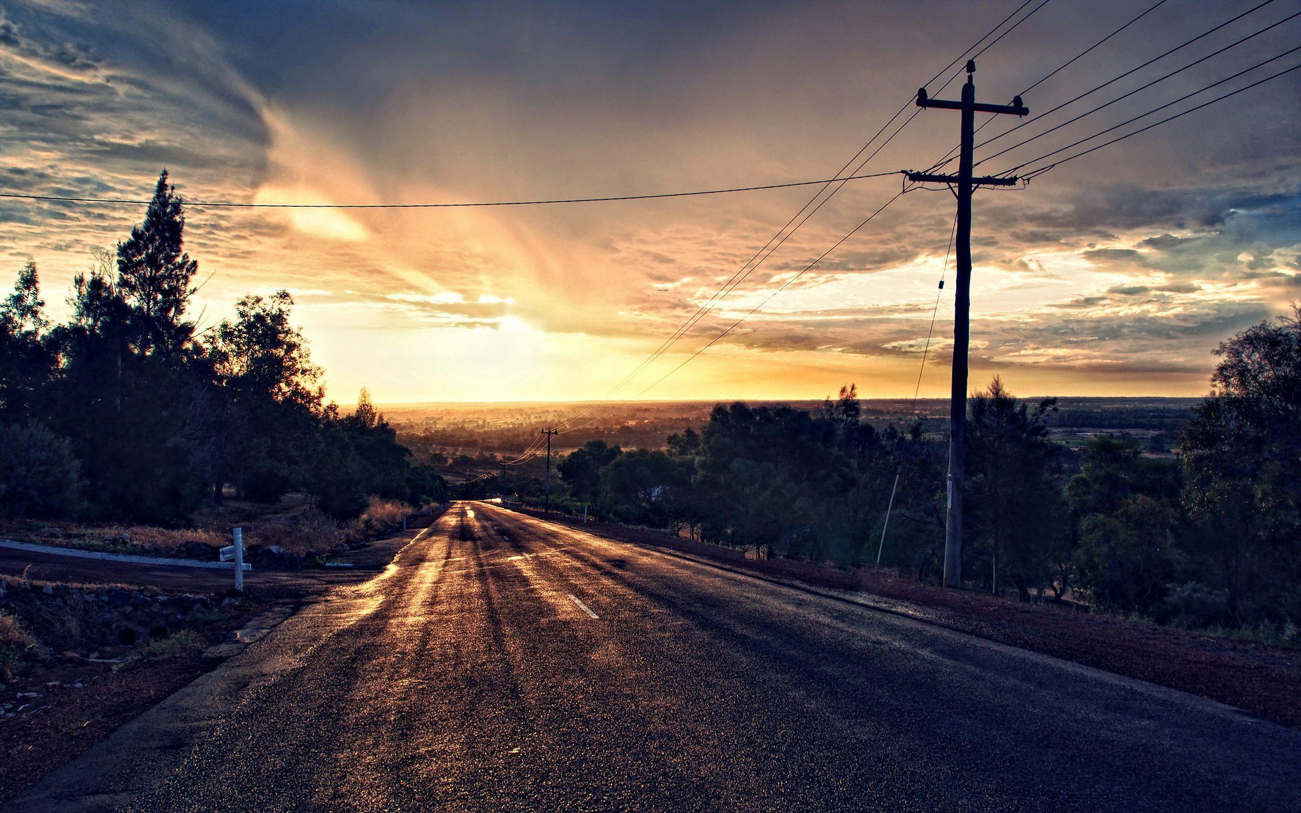 Sunset Road Wallpapers - Top Free Sunset Road Backgrounds - Wallpaperaccess