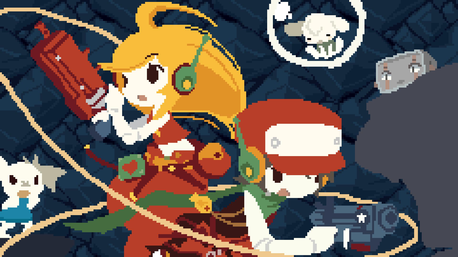 Gaming iPhone Lock screen wallpapers  Cave story Pixel art characters  Story theme