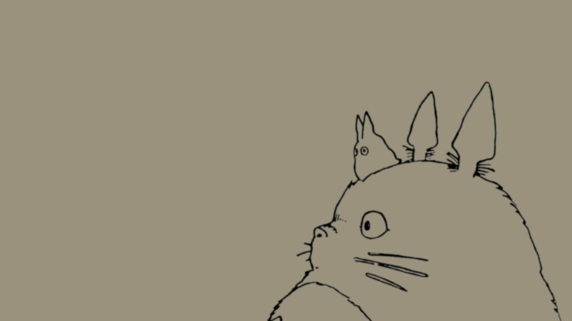 1920x1080 Cute Totoro Wallpaper