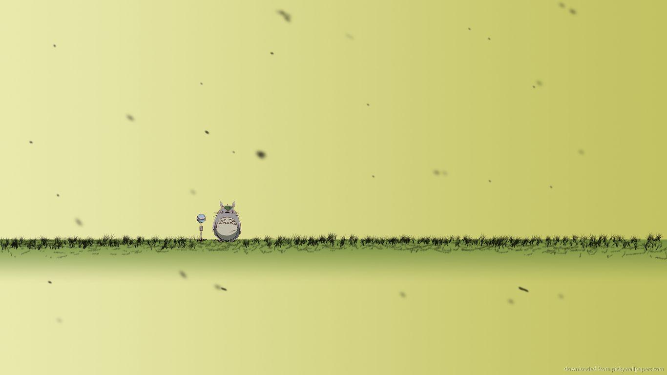 1366x768 Cute Totoro HD Wallpaper Kecbio