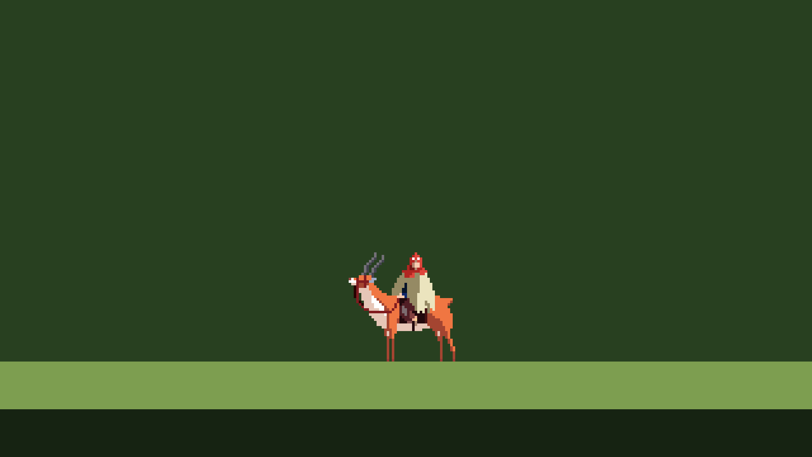 1600x900 Studio Ghibli Pixel Art ＾○ ⋏ ○＾
