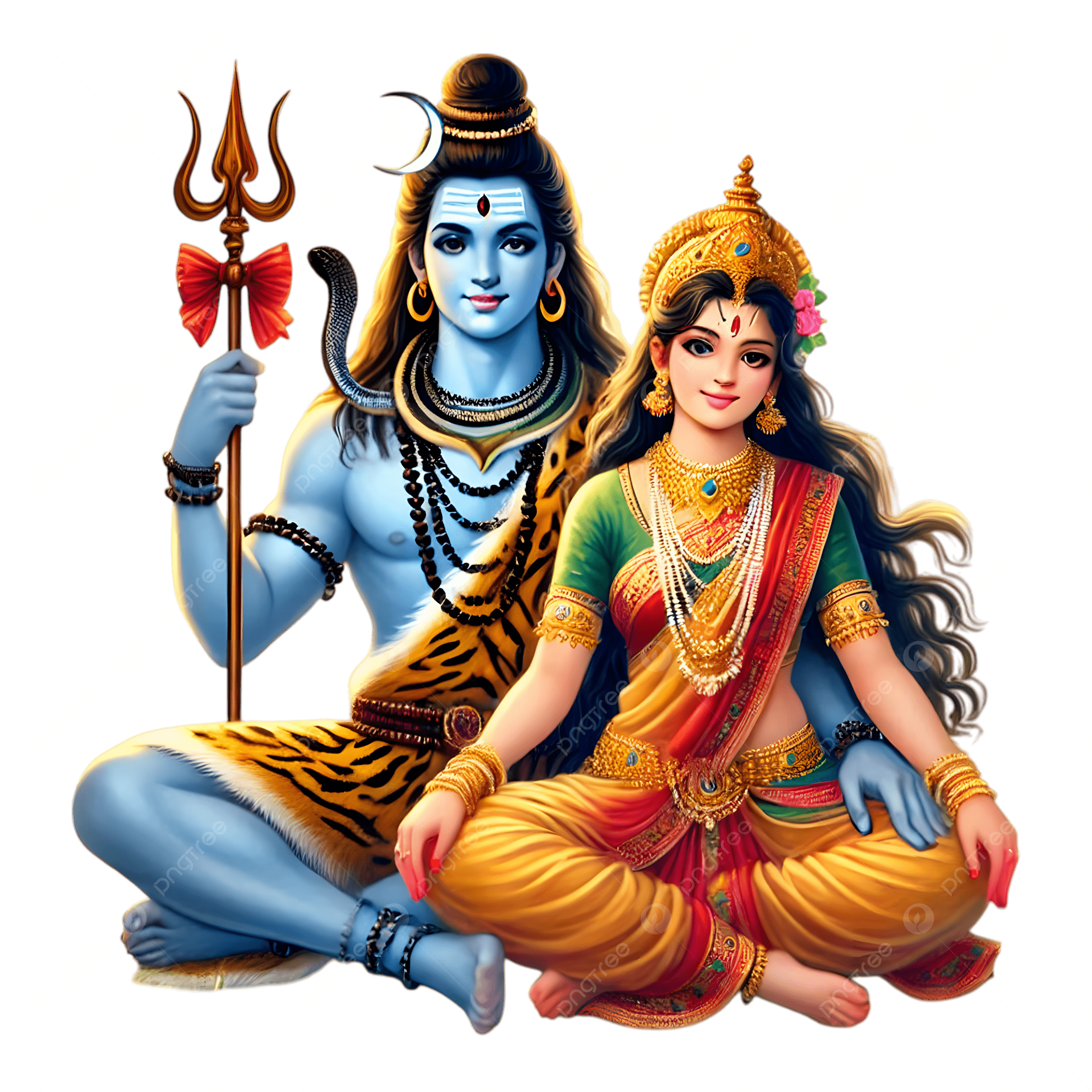 2500x2500 Lord Shiva And Mata Parvati, Shivratri Mahakaal, Parvati PNG Transparent Image and Clipart for Free Download