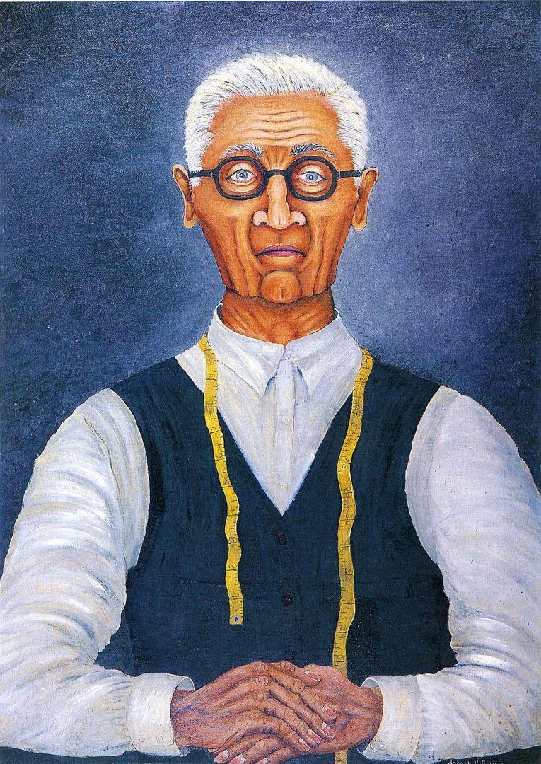 765x1080 Portrait Of Frank Peters Folk Art