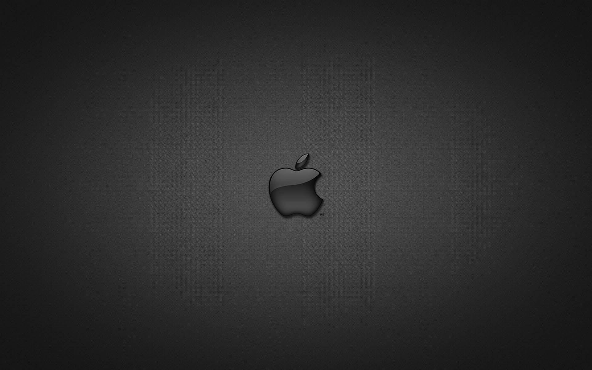 1920x1200 Black Wallpaper Apple