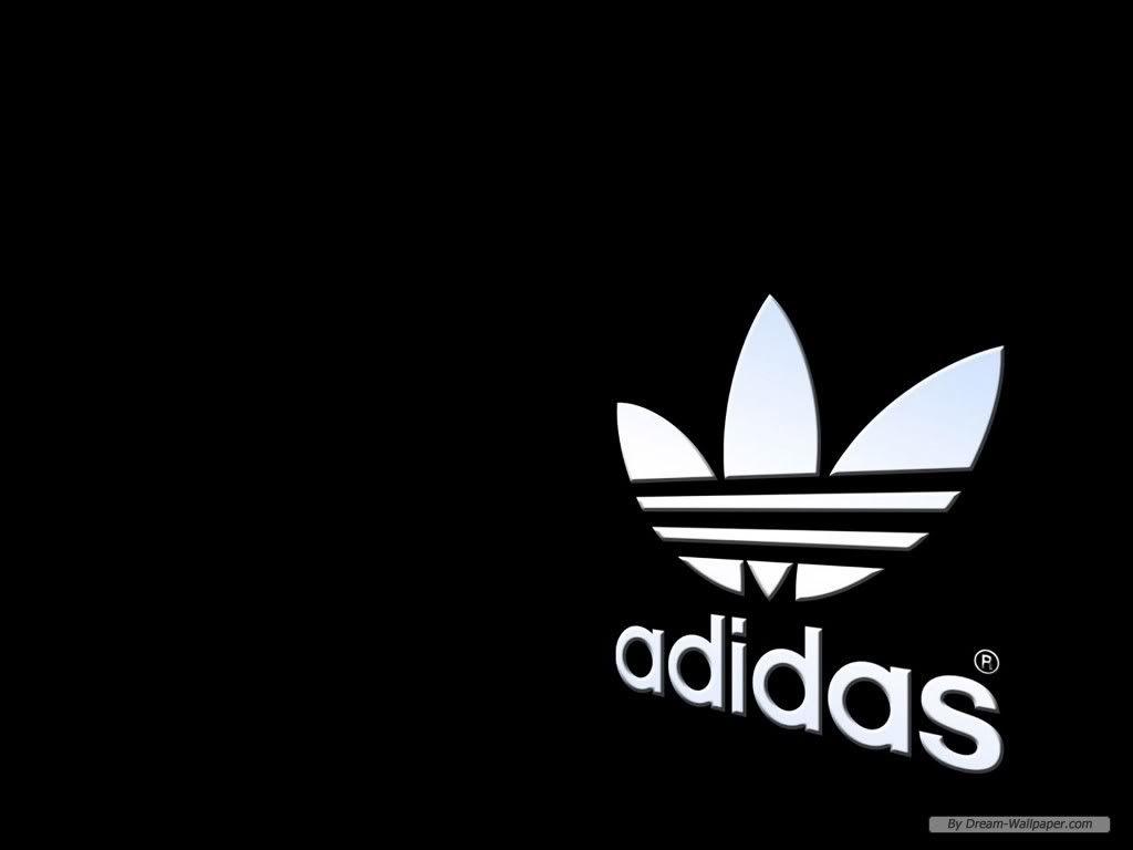 1024x768 Wallpaper Logo: Wallpaper black adidas logo