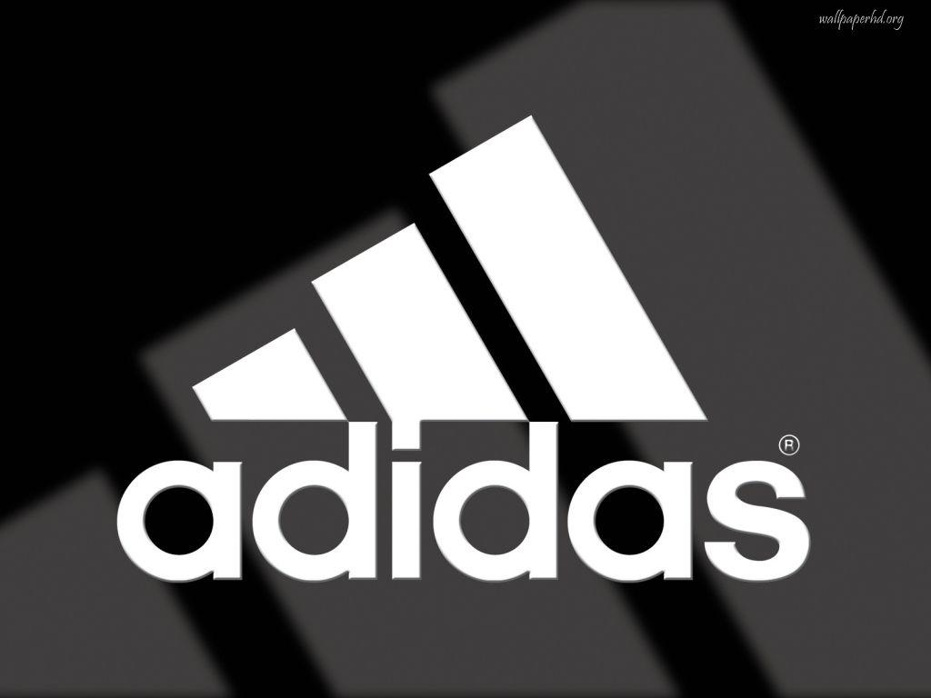 1024x768 Wallpaper Logo: Wallpaper black adidas logo