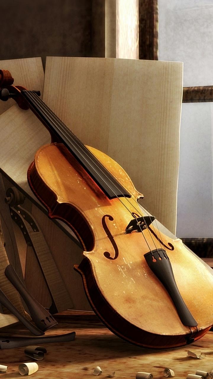 720x1280 IPhone Violin Wallpaper