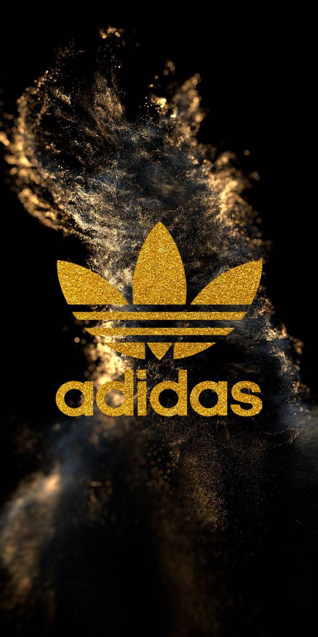 640x1280 Adidas Gold wallpaper