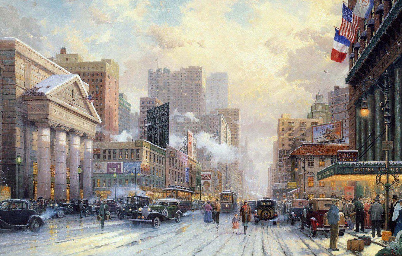 1332x850 Desktop Wallpaper New York Winter