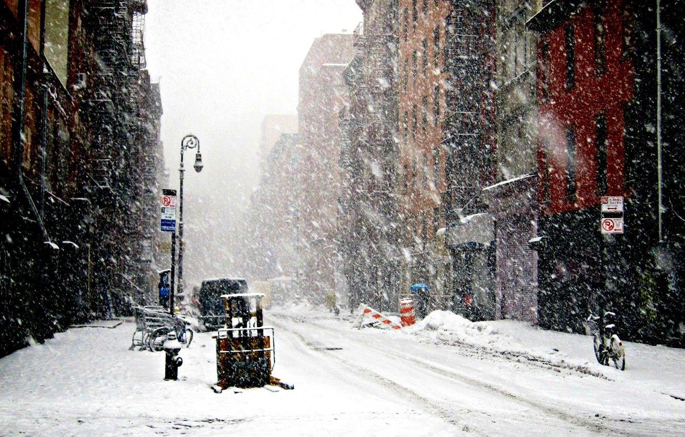 1332x850 Wallpaper Winter, New York, Snow, Snowfall, Winter, New York