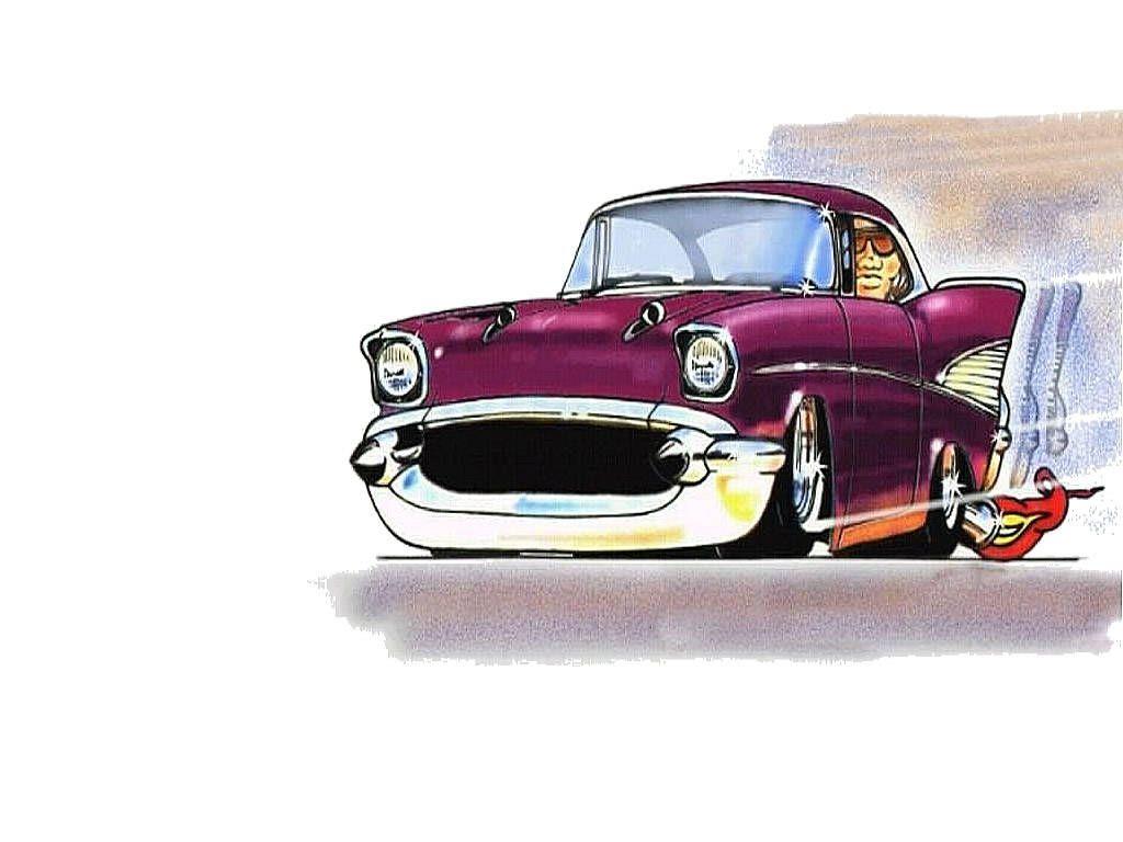 1024x768 Muscle car wallpaper, hot rod background