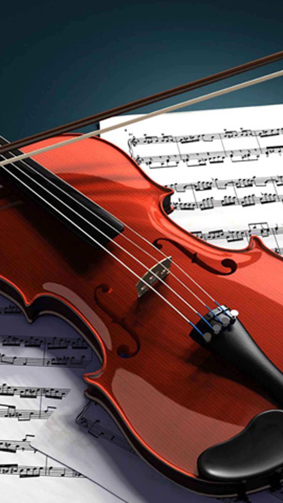 1080x1920 Free download Beautiful Violin Wallpaper for Galaxy S5 1080x1920