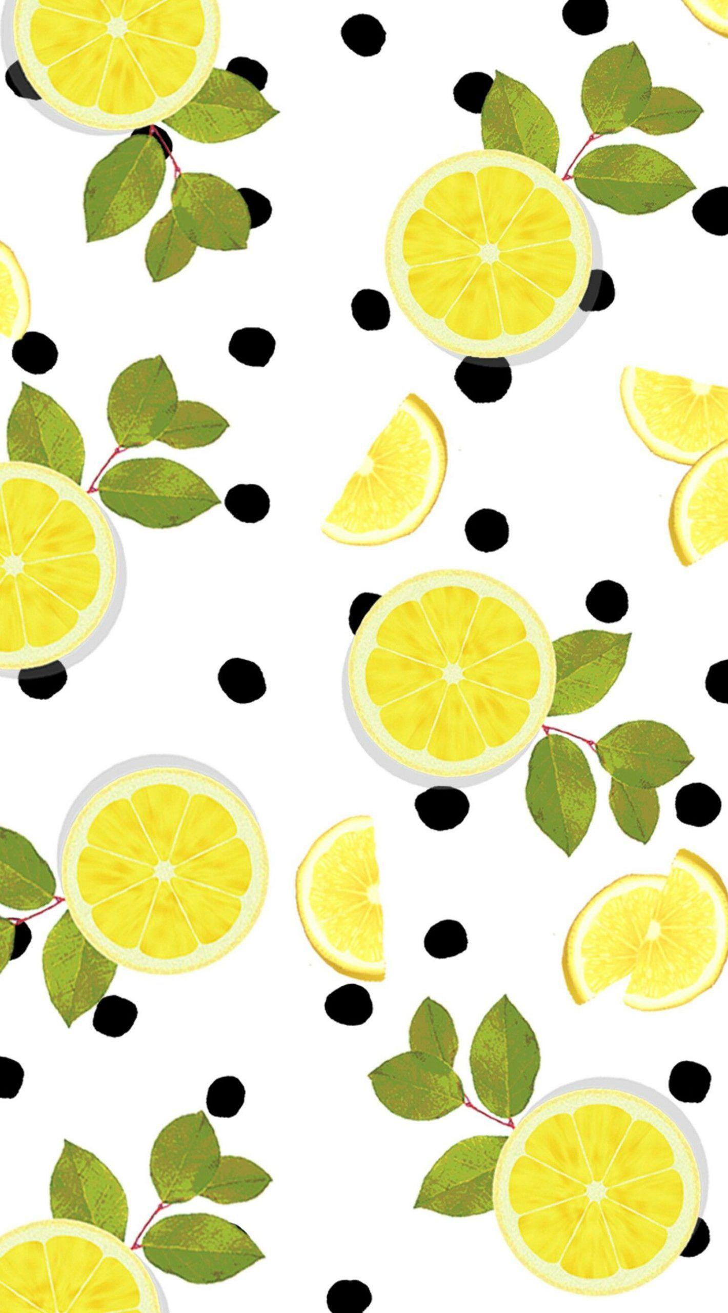 1420x2560 Sliced Lemon Wallpaper .