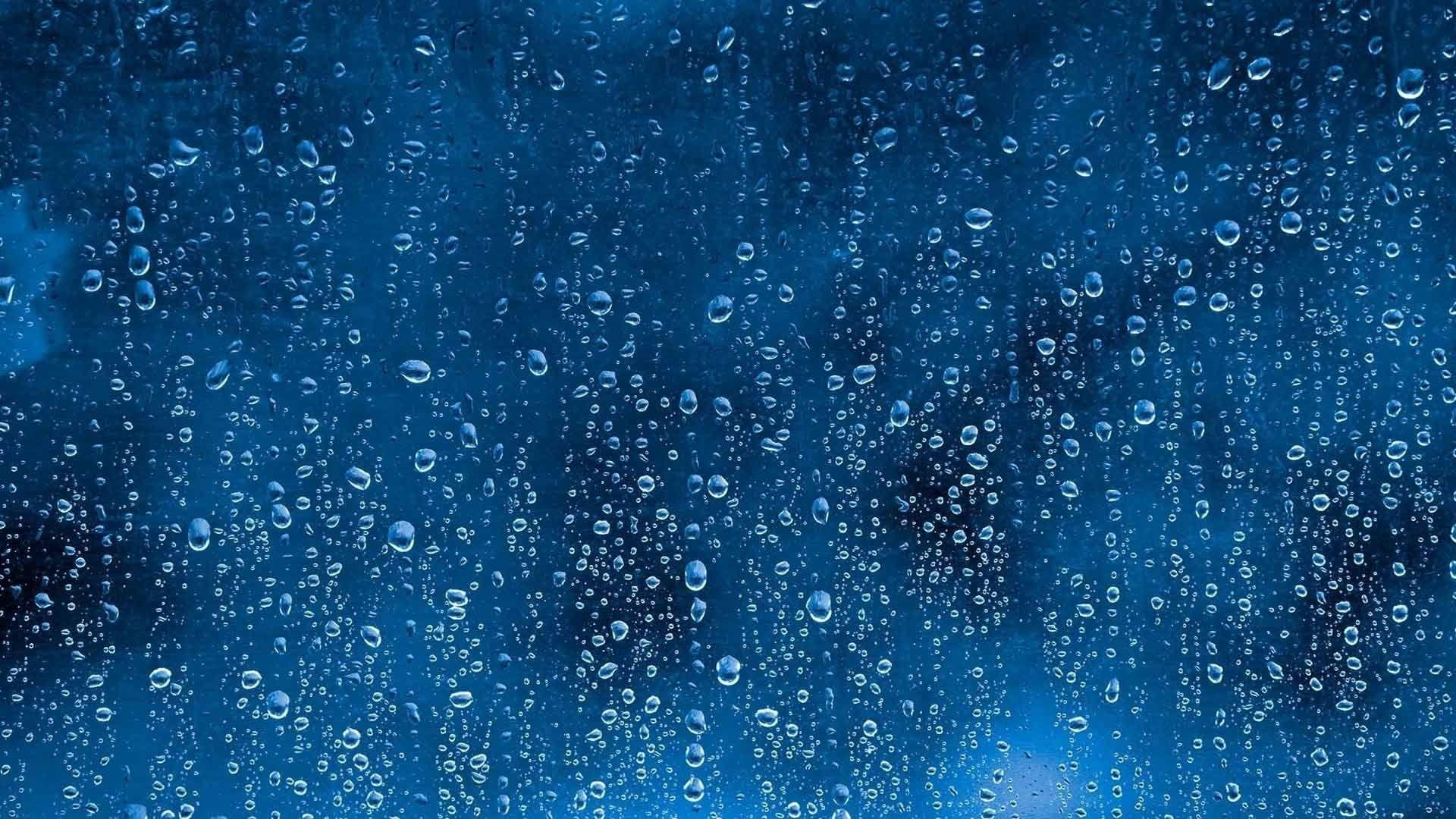 1920x1080 Rain on Window Wallpaper