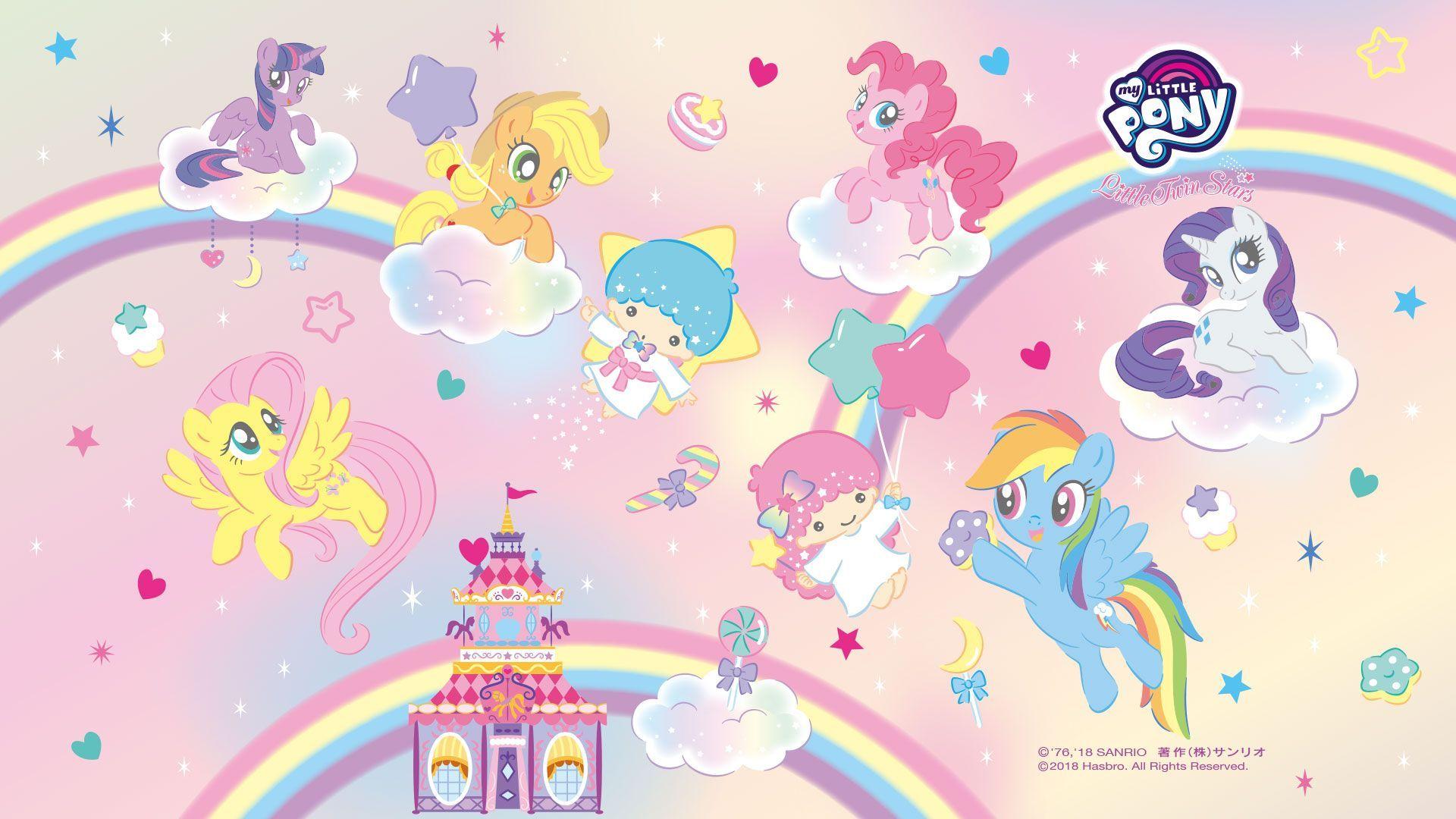 1920x1080 Little Twin Stars Wallpaper 2018 九月桌布 日本官方Twitter My