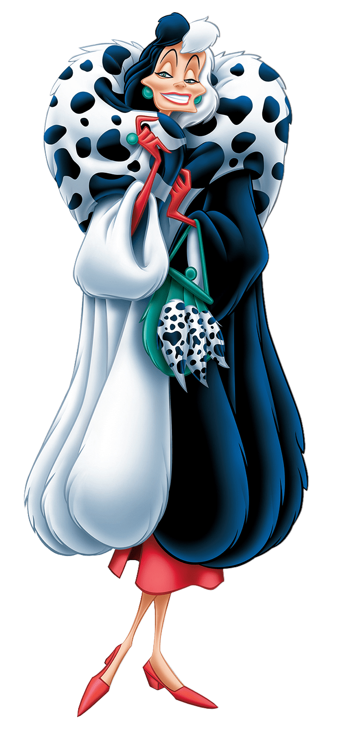 670x1470 Cruella de Vil 101 Dalmatians Transparent PNG Clip Art Image