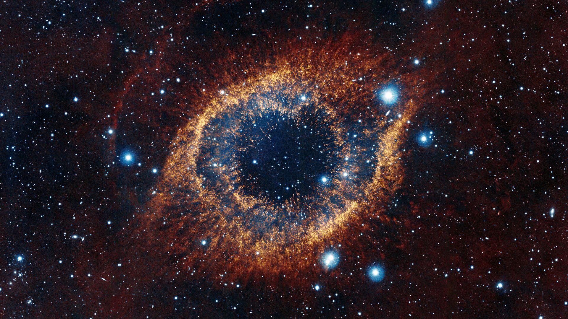 1920x1080 VISTA's Look at Helix Nebula Space Wallpaper