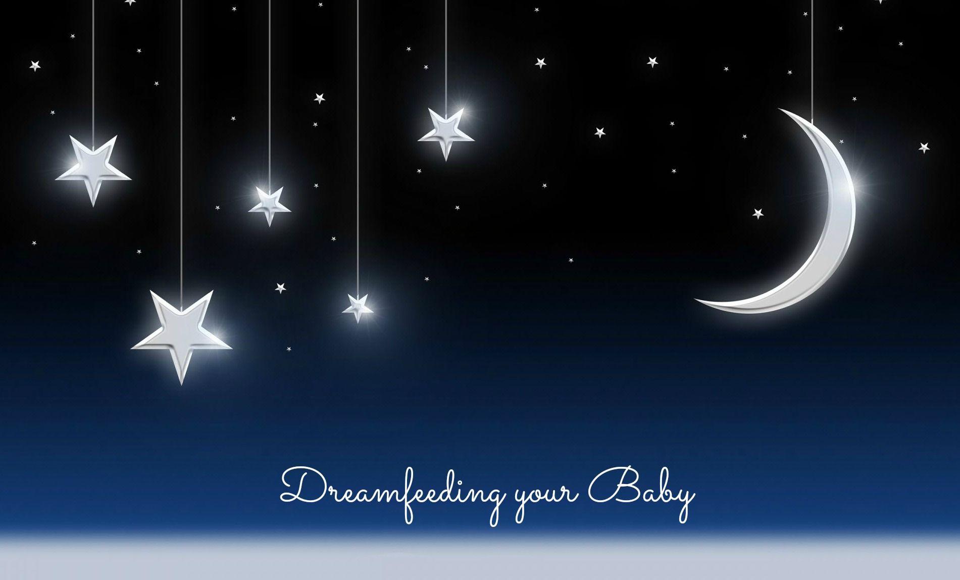 1901x1148 Dreamfeeding. Moon and stars wallpaper, Aesthetic desktop