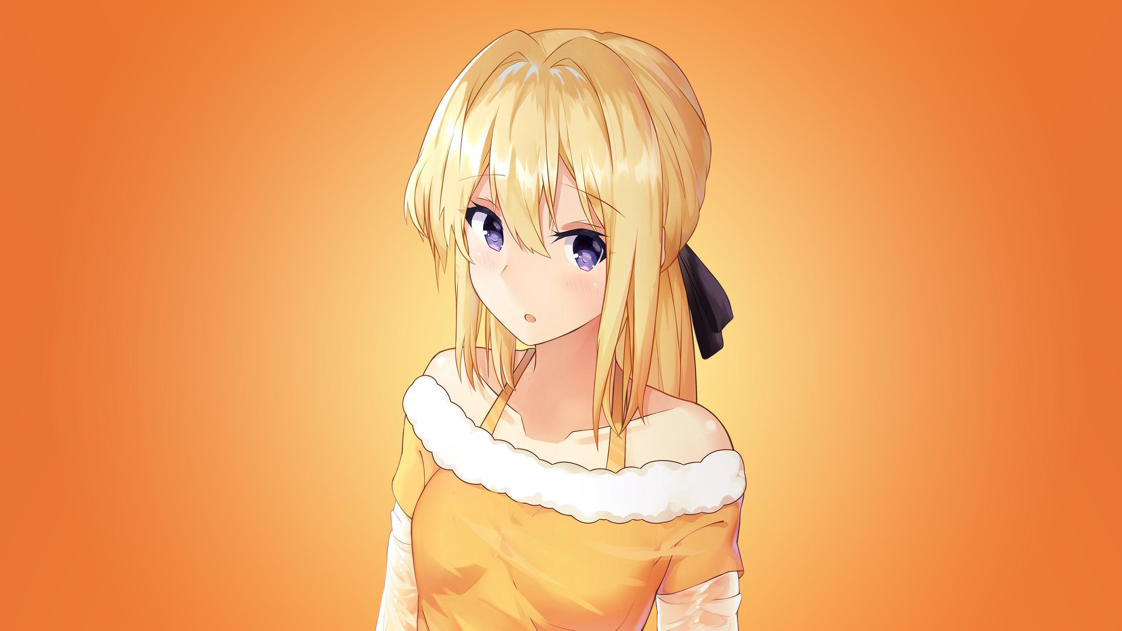 3840x2160 Anime girl 4K Wallpaper