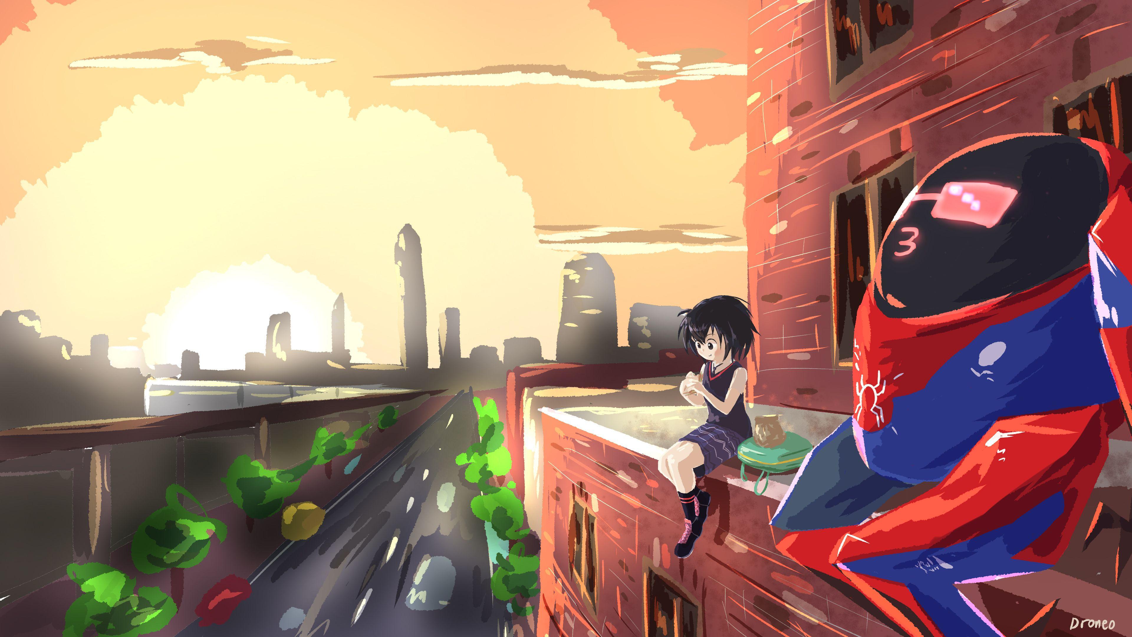 3840x2160 Anime Girl Spider, HD Superheroes, 4k Wallpaper, Image