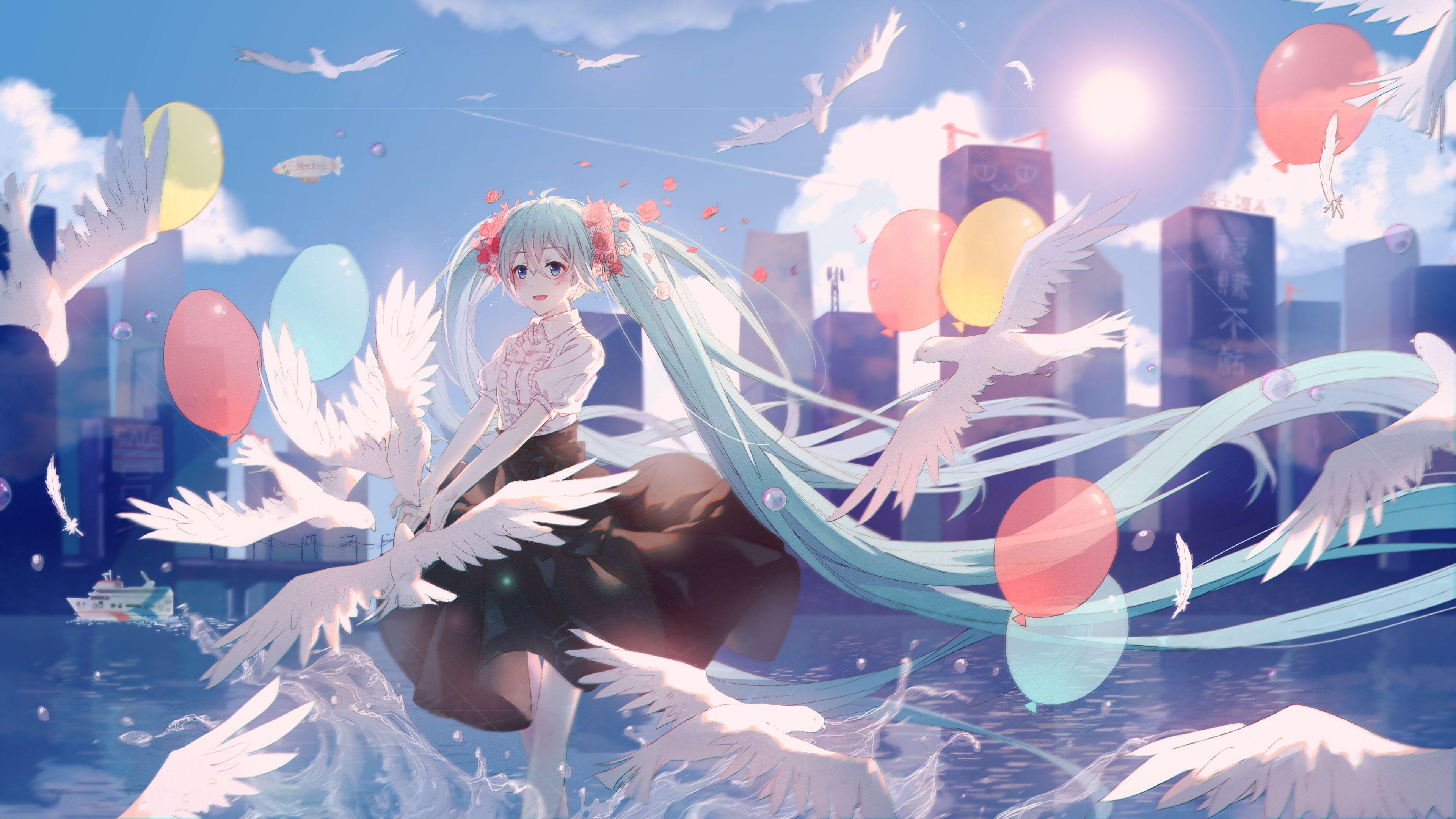 3840x2160 Hatsune Miku - VOCALOID - Hình nền HD - Anime Zerochan https://wallpaperaccess.com/full/3626773.jpg