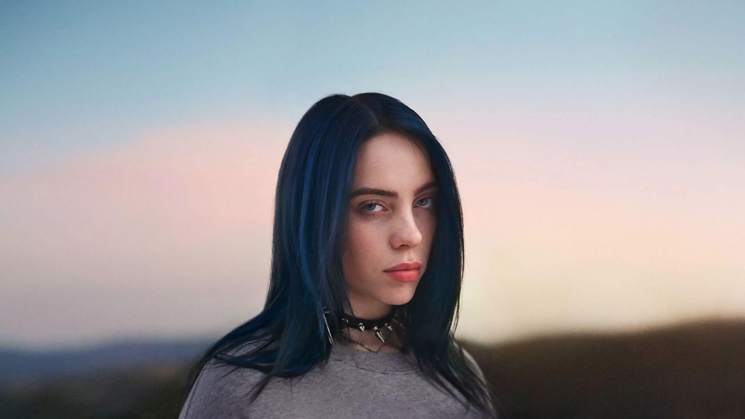 2880x1620 Billie Eilish artistic Wallpaper