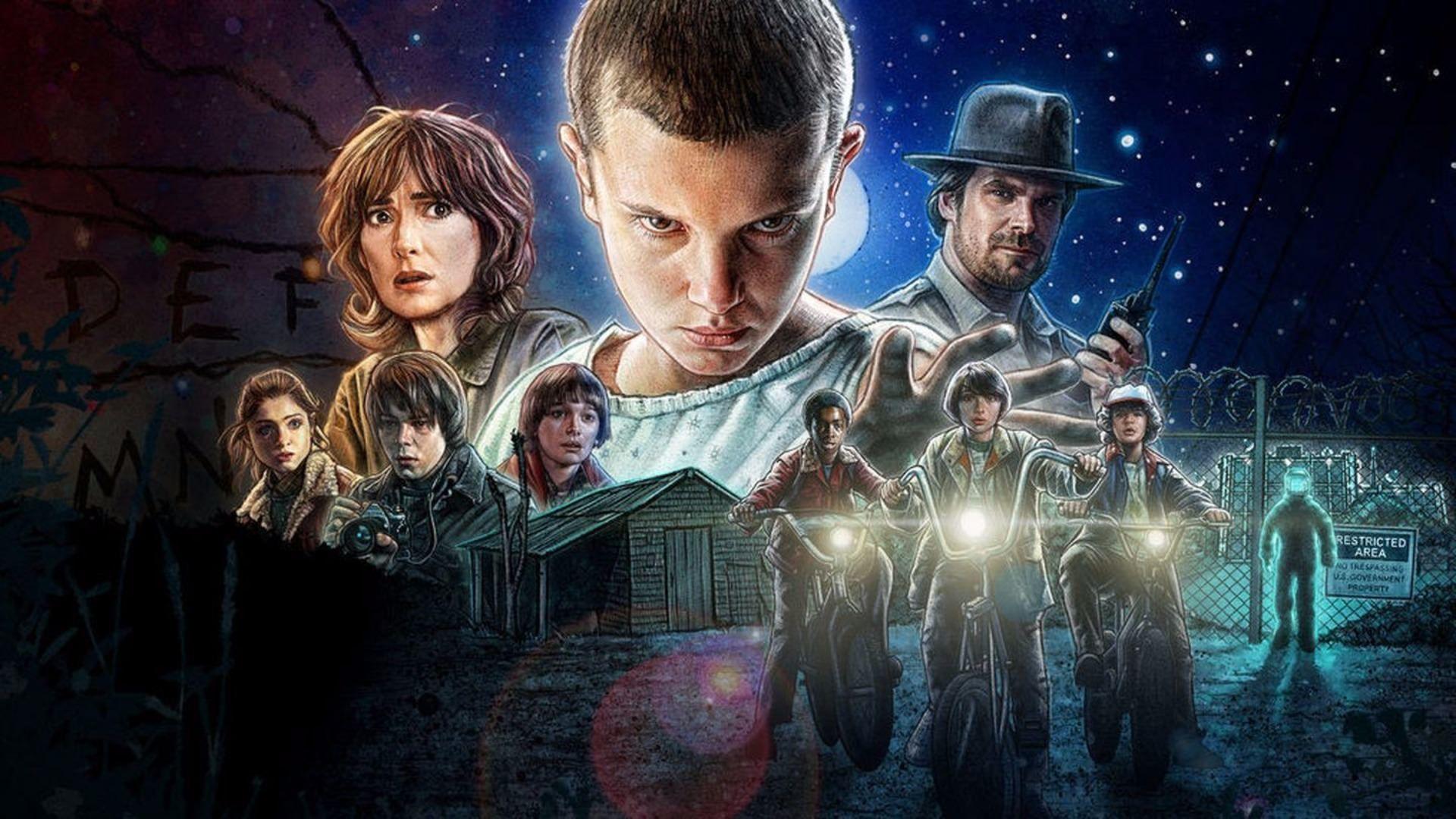1920x1080 Stranger Things Poster Artistic Wallpaper, HD TV Series 4K Wallpaper, Image, Photo and Background