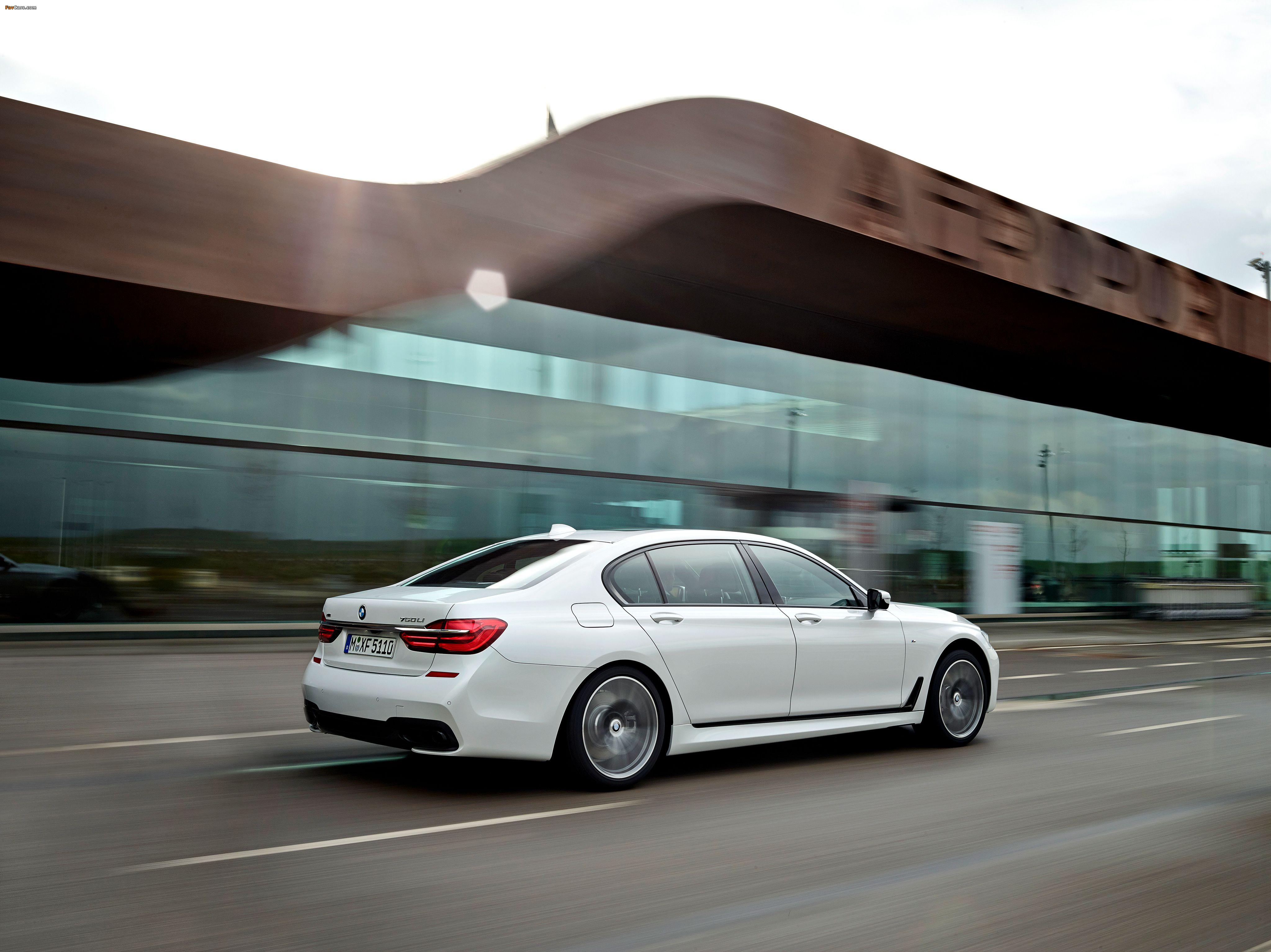 4096x3069 BMW 750Li xDrive M Sport (G12) 2015 wallpaper (4096x3069)