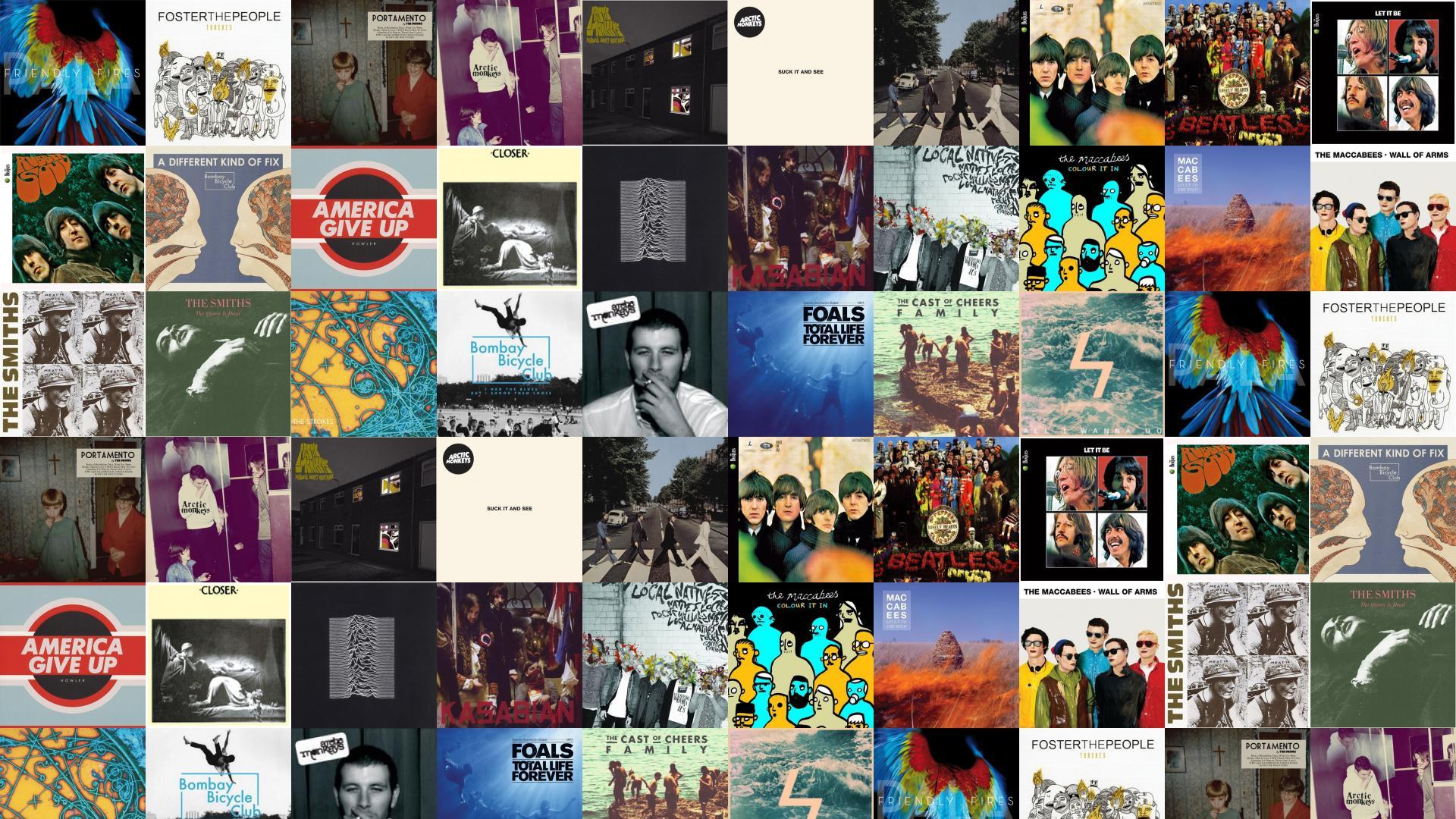 1920x1080 Friendly Fires Pala Foster People Torches The Drums Wallpaper « Tiled Desktop Wallpaper