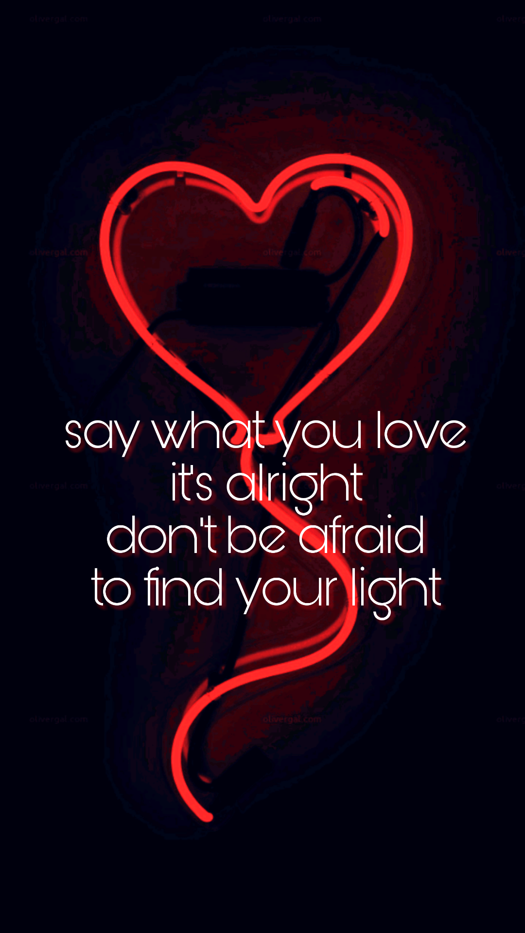 1080x1920 Custom Lyric Phone Wallpaper