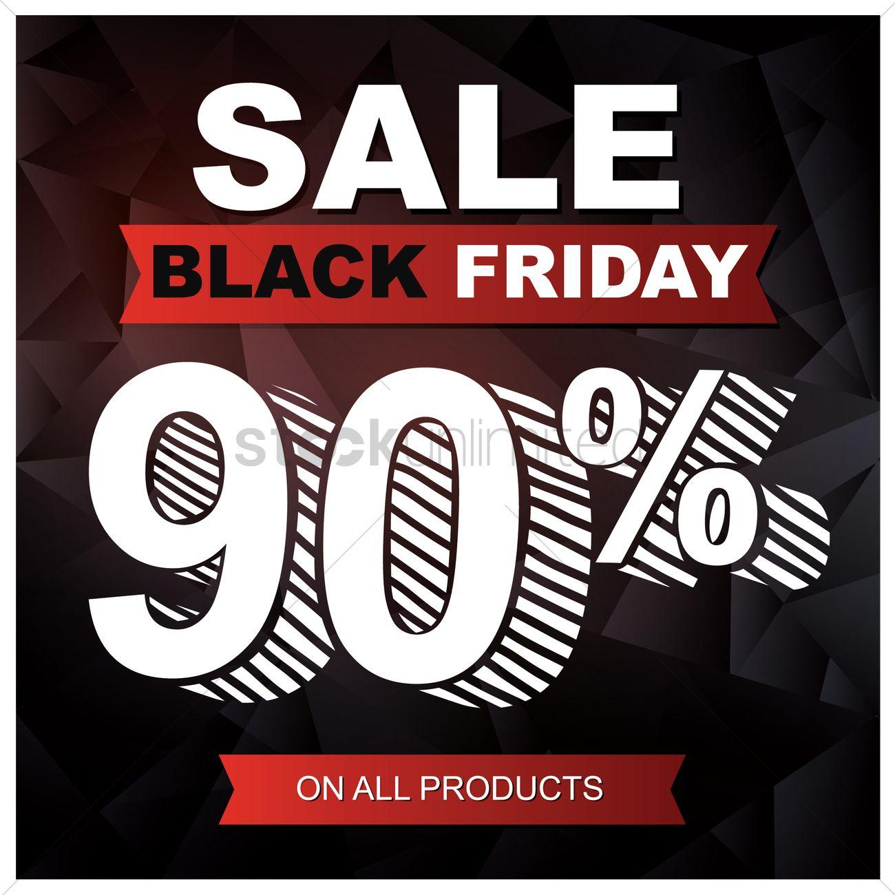 1300x1300 Black friday sale wallpaper Vector Image