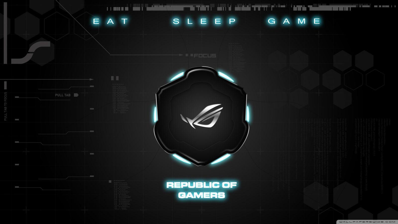 1600x900 Eat Sleep Game Repeat Wallpaper