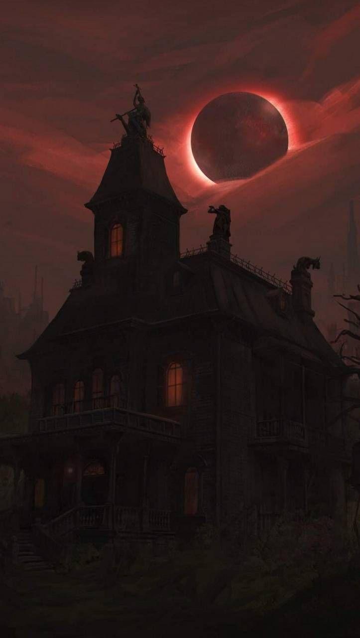 723x1280 Haunted House wallpaper