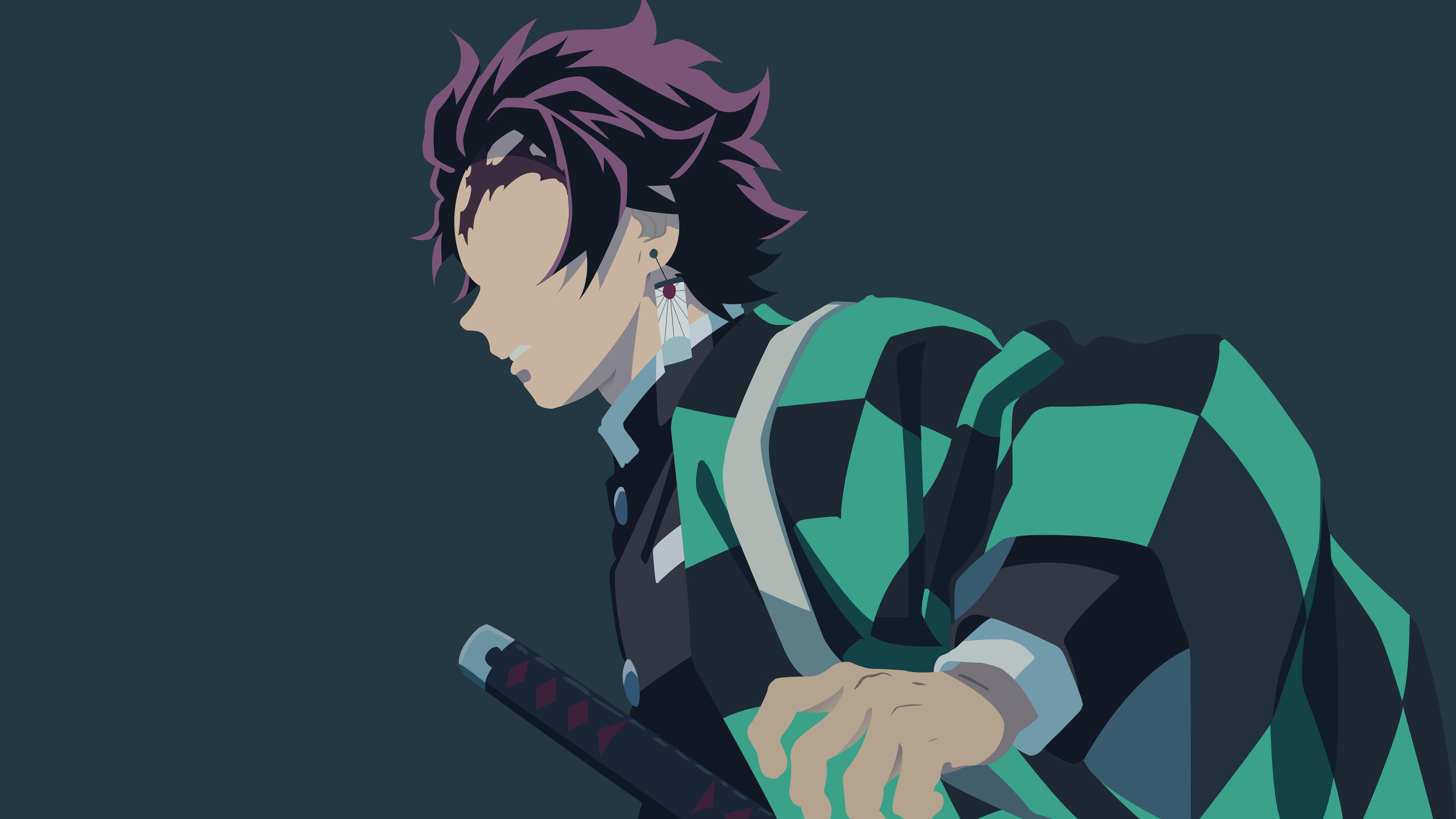 Demon Slayer Minimalist Wallpapers - Top Free Demon Slayer Minimalist