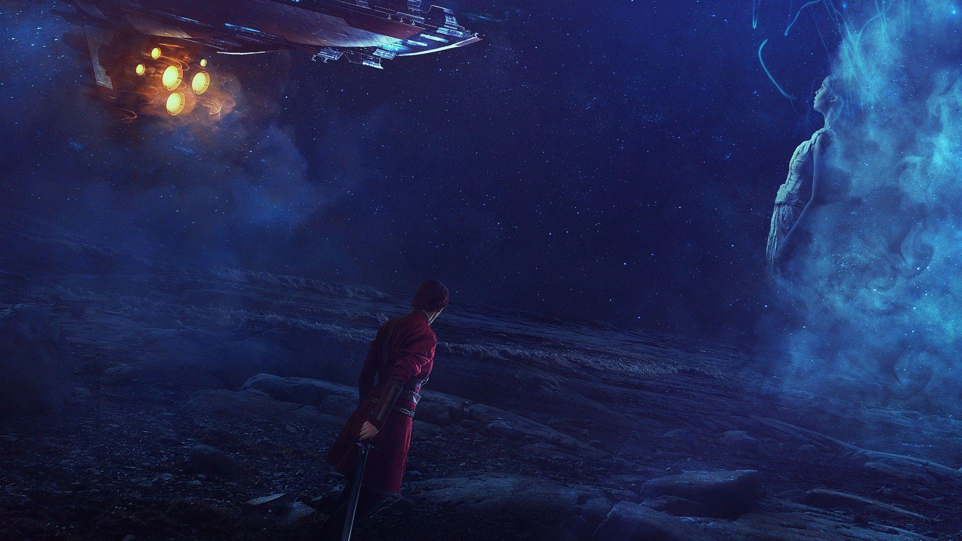 1920x1080 Fantasy Space Wallpaper