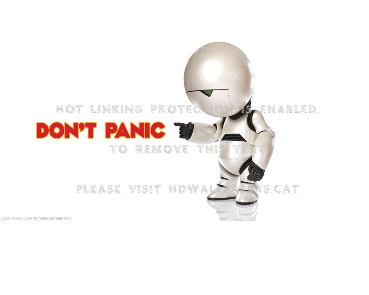 1280x1024 don't panic dont marvin galaxy guide movies