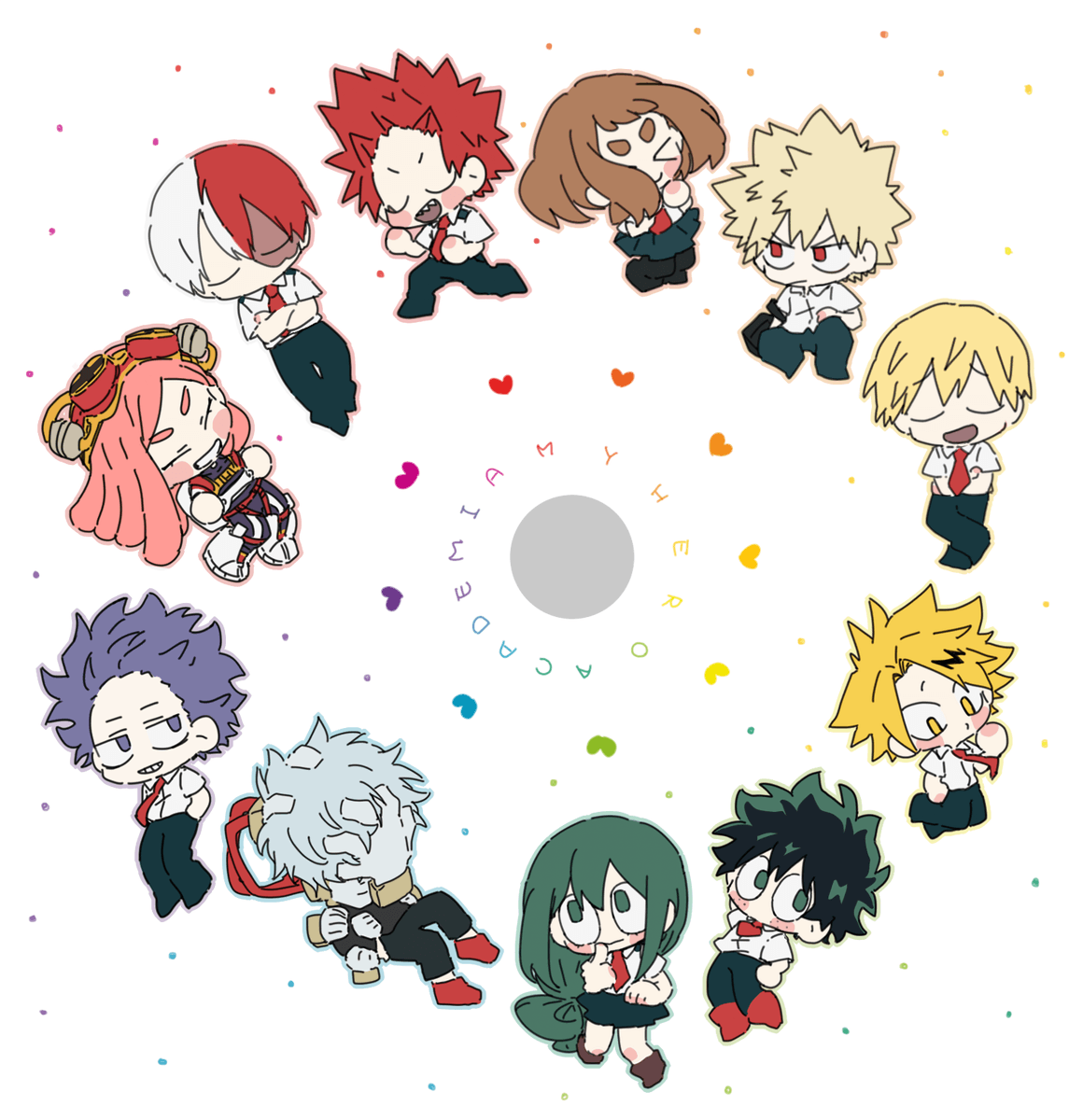 Hình nền 1160x1200 Bnha Chibi