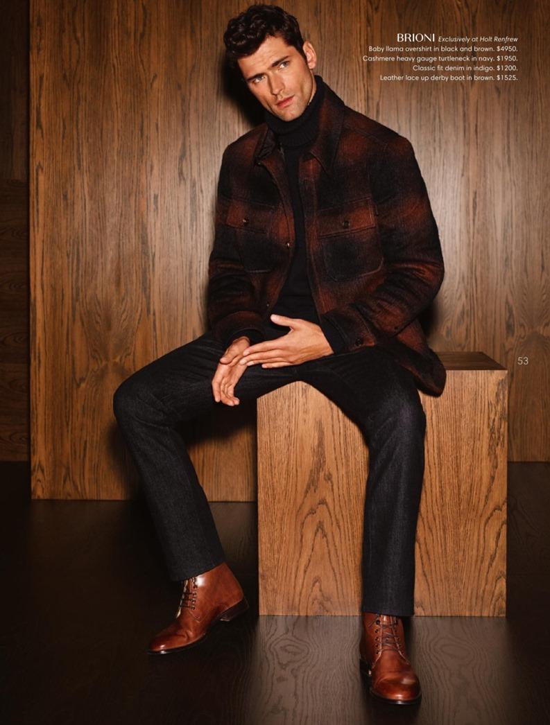 793x1046 CATALOGUE: Sean O'Pry for Holt Renfrew Fall 2018