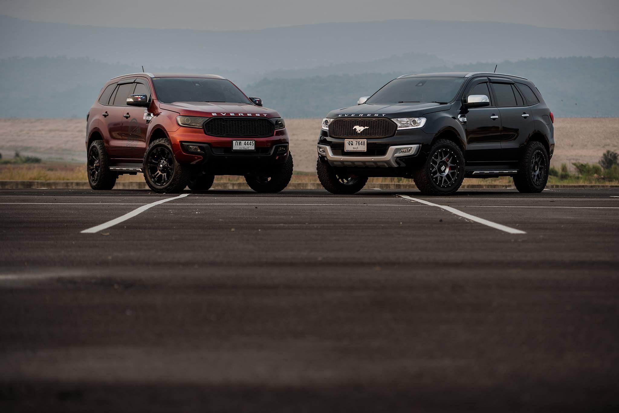 2048x1367 Ford Everest with Mustang Grill and Lights. Ford ranger, Suv trucks, Ford endeavour