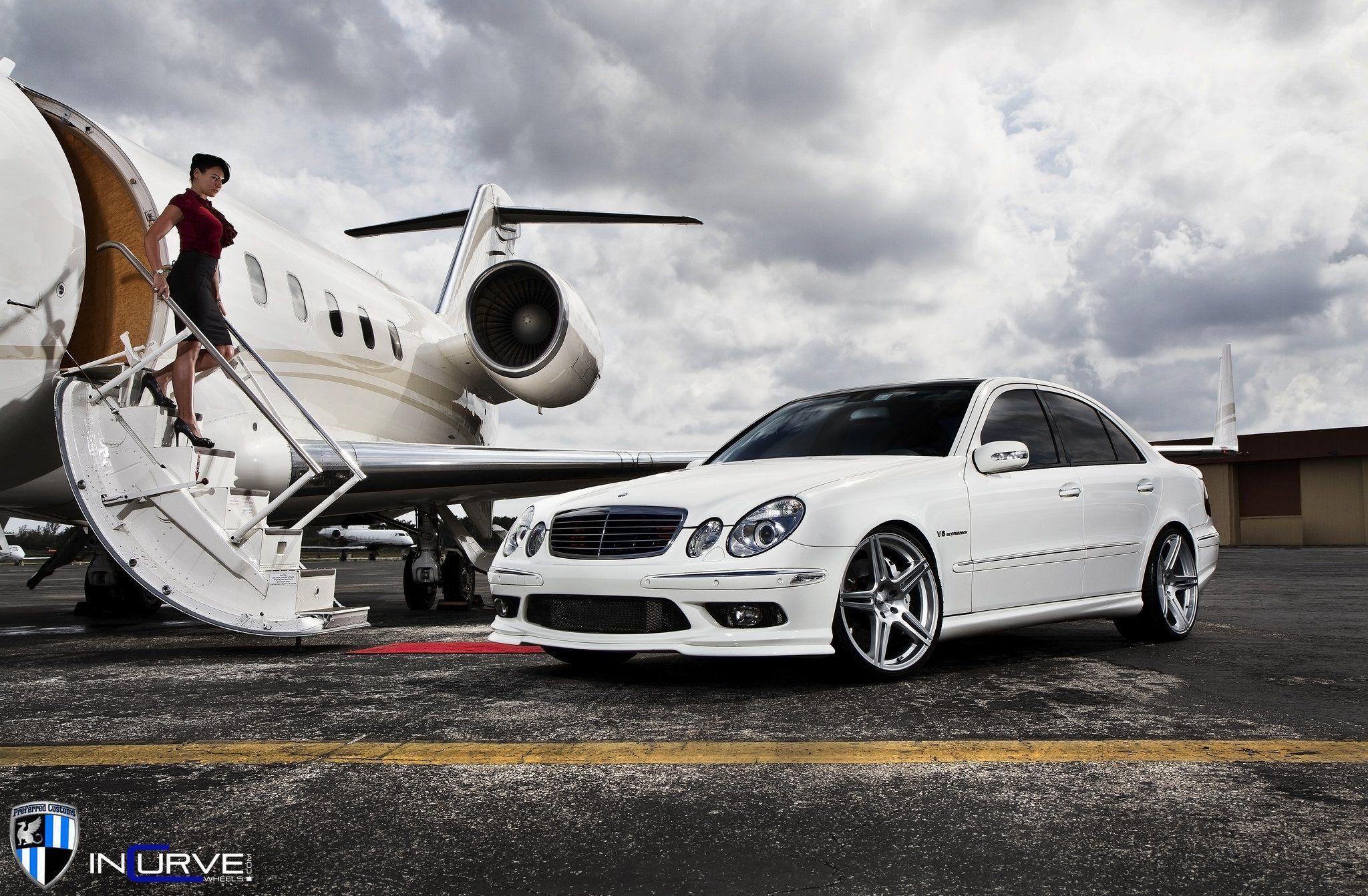 2048x1342 Incurve Wheels tuning cars mercedes E55 AMG wallpaperx1342