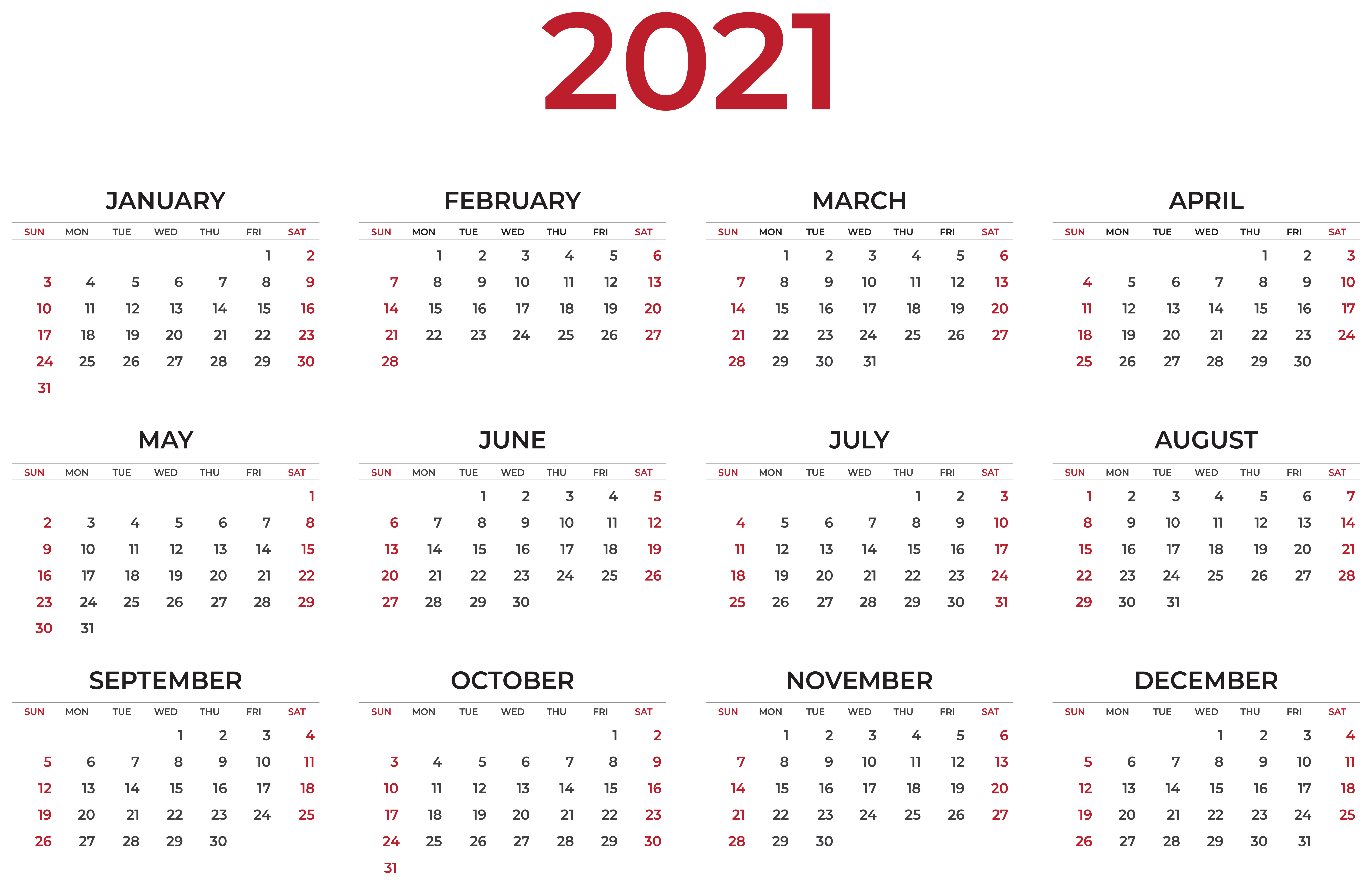 2021 Calendar Wallpapers - Top Free 2021 Calendar ...
