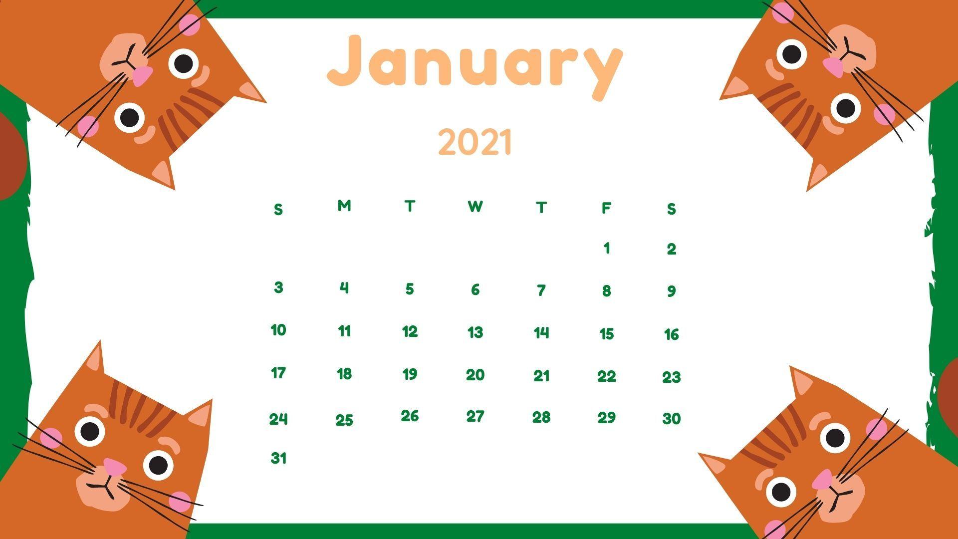 Featured image of post January Calendar 2021 Background - You can print out the calendar and laminate it for your reference all year long, download it and type in additional holidays and commitments, or even make it the background.