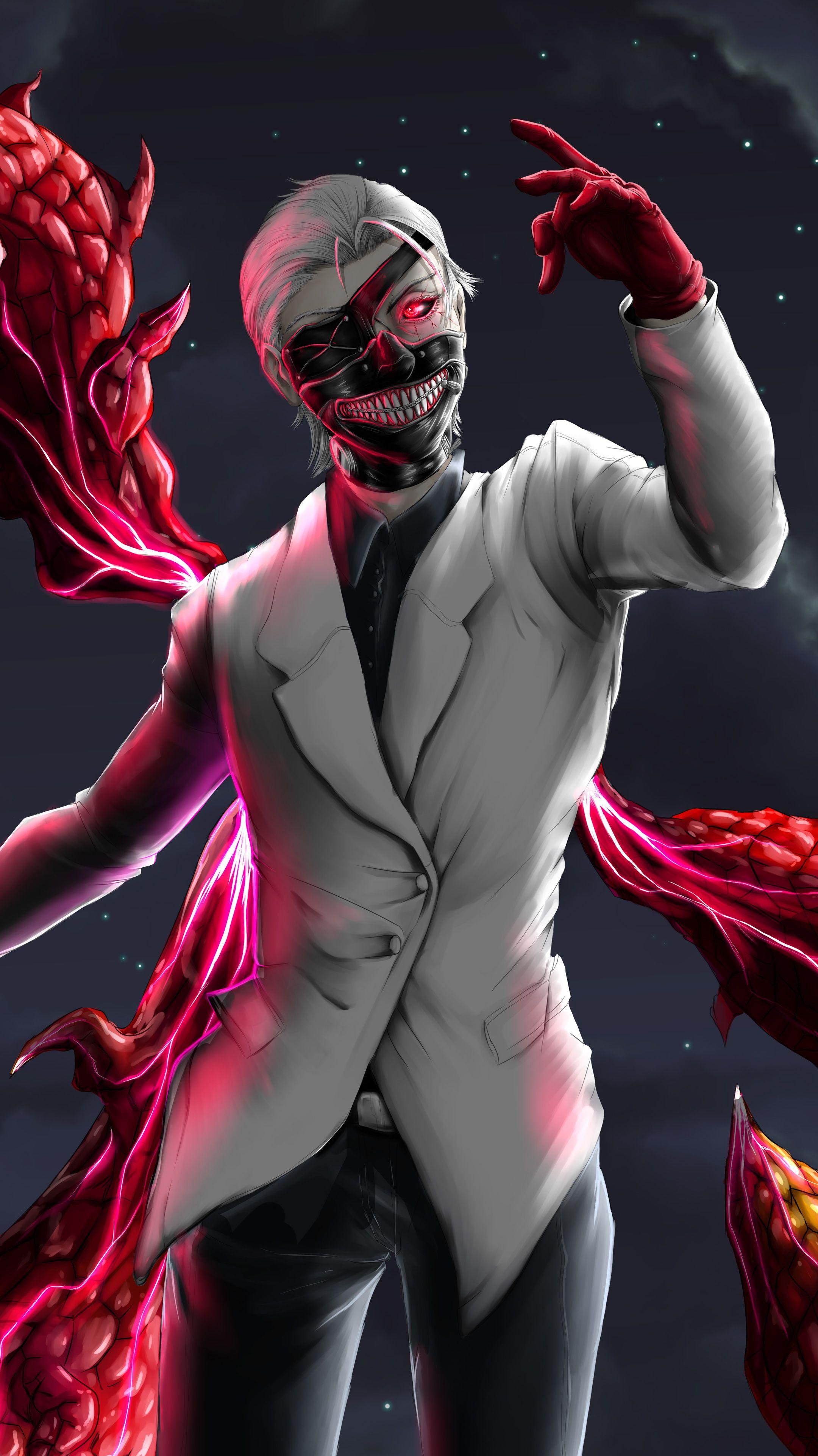 2160x3840 Great Electronics Cases: #Mobile #Wallpaper - #Ken Kaneki Tokyo Ghoul [Anime]