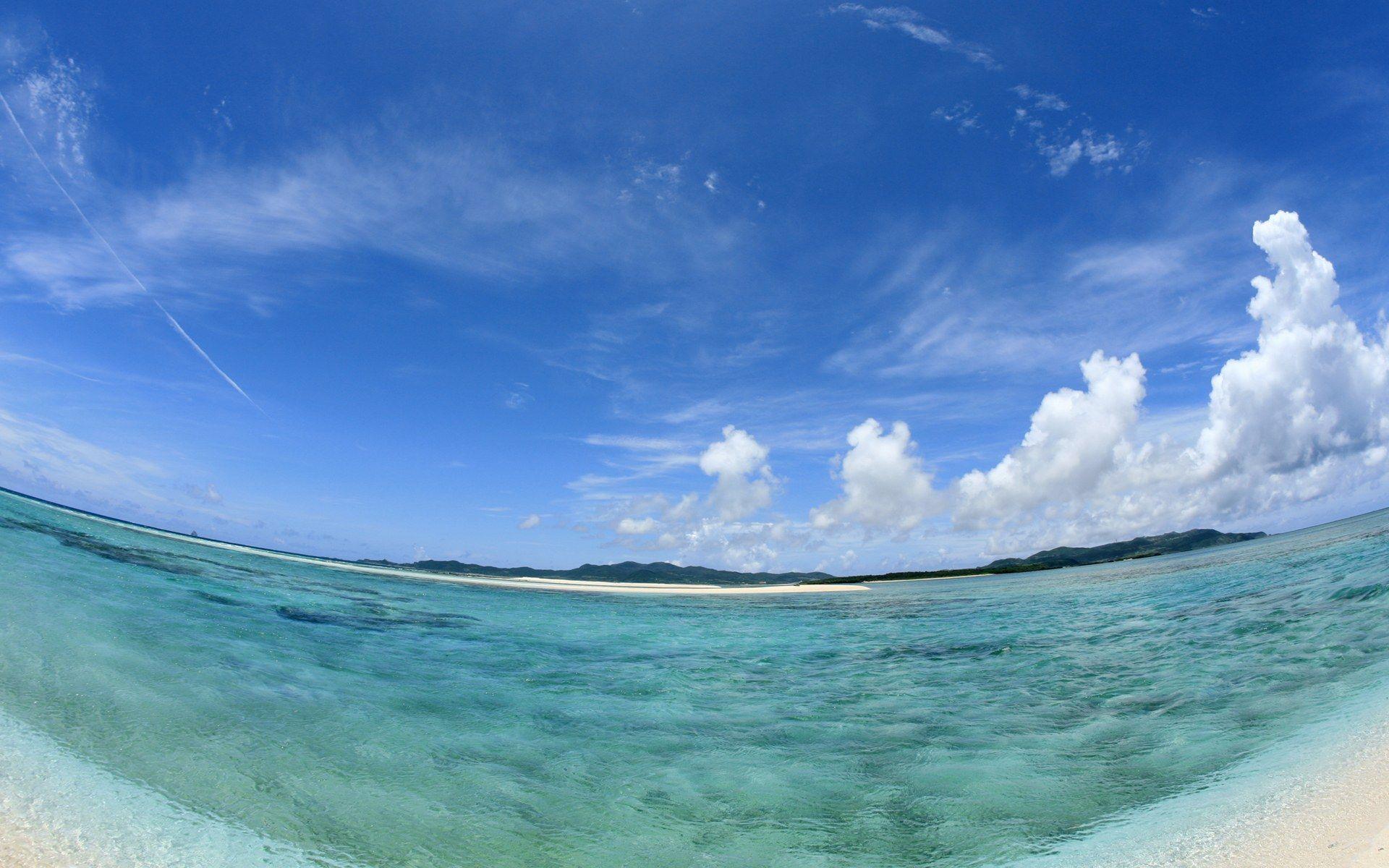 1920x1200 Okinawa Japan's Turquoise beach and Sky 1920x1200 NO.16